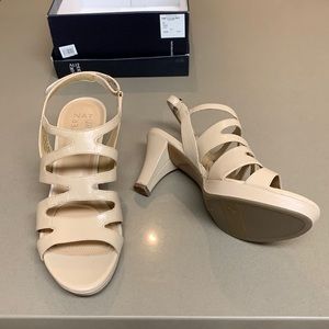 Nude colored sandals